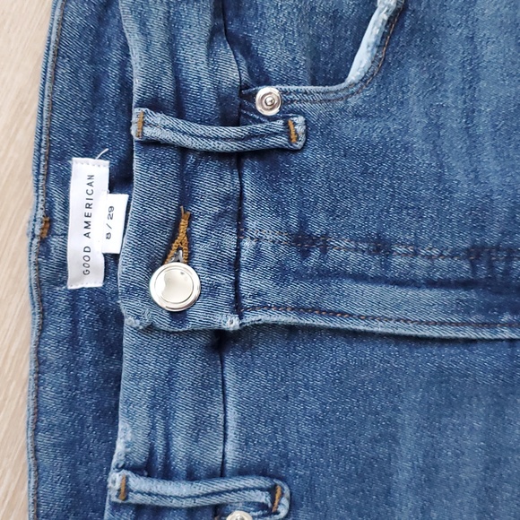 Good American Denim Jeans Skinny Stretch In Indigo Sz8/29 - Picture 4 of 12